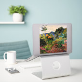 Sticker Gauguin - Paysage Martinique (Ordinateur portable sur le bureau)