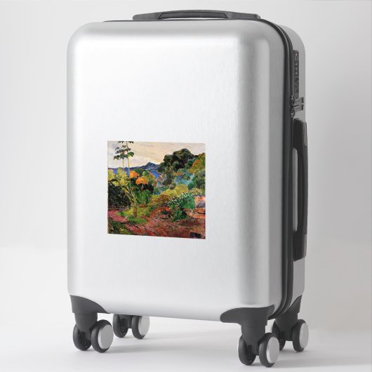 Sticker Gauguin - Paysage Martinique (Sur valise)