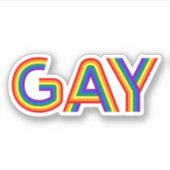 STICKER GAY (Devant)
