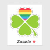 Sticker Gay Lucky Clover (Feuille)