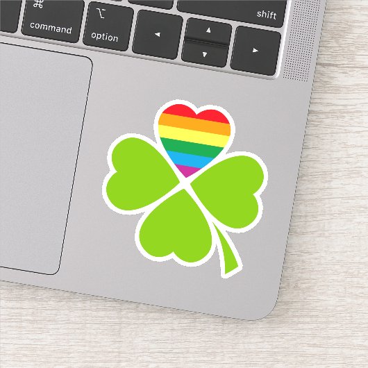 Sticker Gay Lucky Clover (Détail)