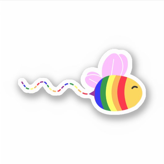 Sticker Gay pride (Devant)