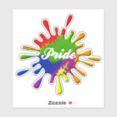 Sticker Gay pride (Feuille)