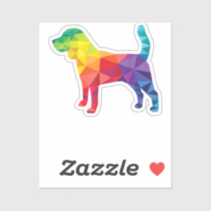 Sticker Gay pride beagle LGBT LGBTQ Amoureux des chiens du