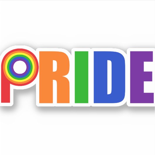 Sticker Gay pride cool (Devant)
