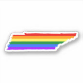 Sticker Gay pride du Tennessee (Devant)