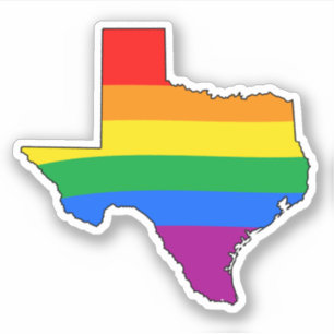 Sticker Gay pride du Texas