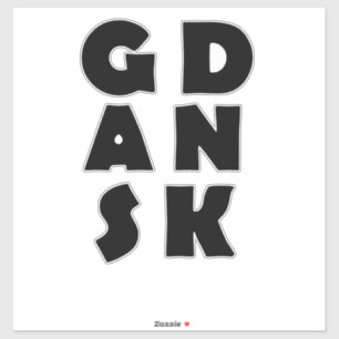 Sticker Gdansk Pologne