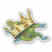 Sticker Gecko avec couronne (Devant)