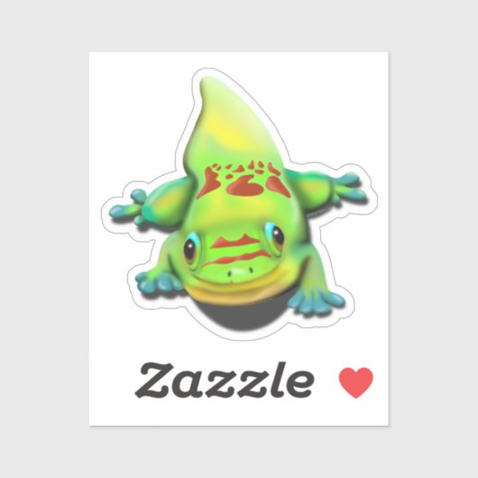 Sticker Gecko Gold Dust Day (Feuille)