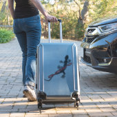 Sticker Gecko - gris foncé - plus grand (Valise Insitu)