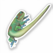 Sticker Gecko mignon ( vous me parlez ? Regarder en arrièr (Recto)