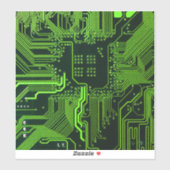 Sticker Geek de la carte de circuit électronique Nerd PCB  (Feuille)