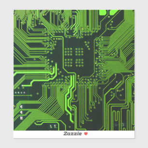 Sticker Geek de la carte de circuit électronique Nerd PCB 