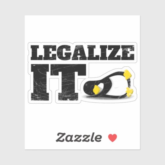 Sticker Geek du programmeur de logiciel informatique Linux (Feuille)