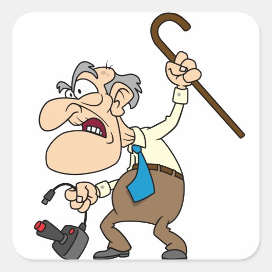Sticker Géezer Grumpy (Devant)