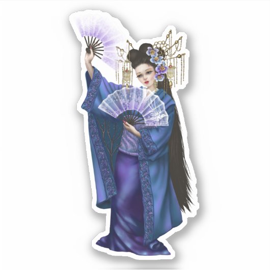 Sticker Geisha (Devant)
