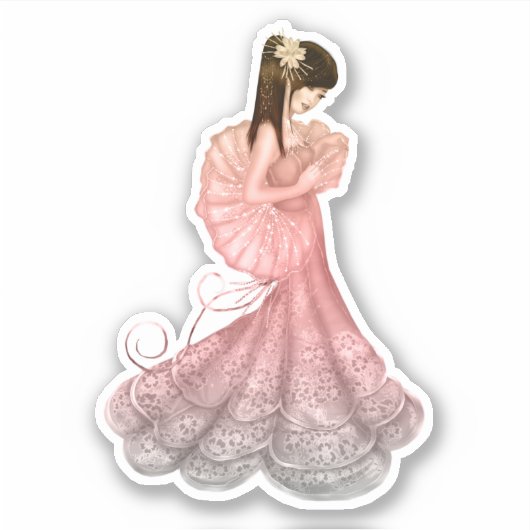 Sticker Geisha (Devant)