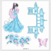 Sticker Geisha (Feuille)