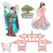 Sticker Geisha Girls (Devant)