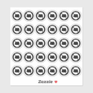 Sticker Gelatin Free Wedding Place Card Mini Food Allergy