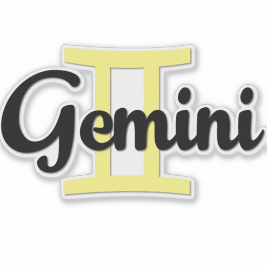 Sticker Gemini (Devant)