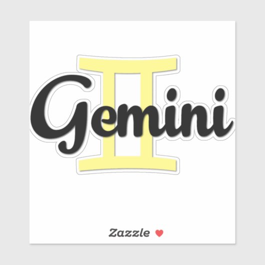Sticker Gemini (Feuille)