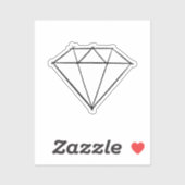 Sticker Gemstone. Bijouterie. Modèle (modifier les couleur (Feuille)