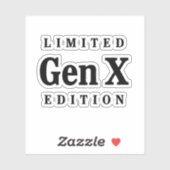 Sticker Gen X Edition Limited (Feuille)