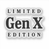 Sticker Gen X Edition Limited (Devant)