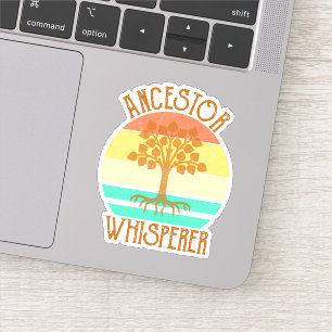 Sticker Généalogie de l'ancêtre Whisperer
