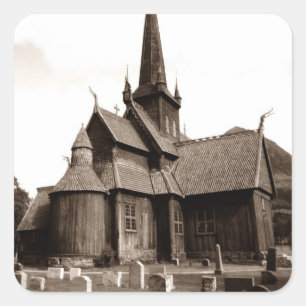 Sticker Généalogie Église gothique Grave Yard Pier