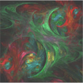 Sticker Genesis Green Art Abstrait (Devant)