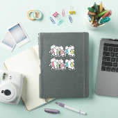 Sticker Gens bâtons heureux amis (Couverture iPad)