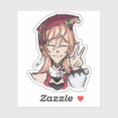 Sticker Genshin Impact Yanfei (esquisse approximative) (Feuille)