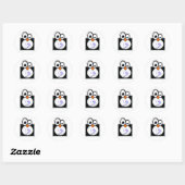 Sticker Gentoo Linux Penquin (Feuille)