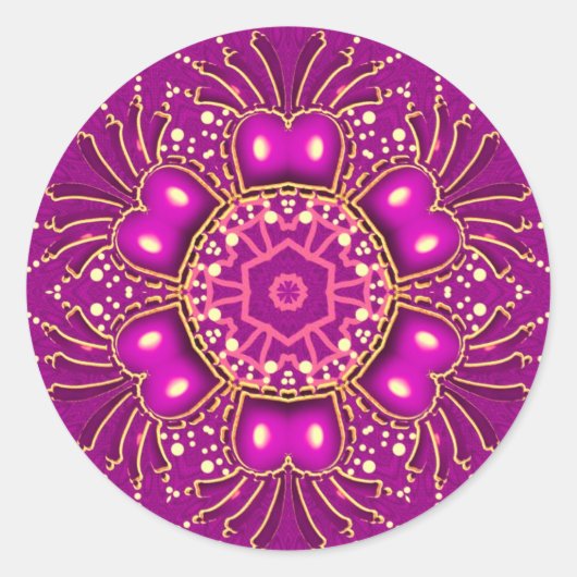 Sticker GeoBling rose (Devant)