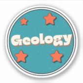Sticker Géologie (Devant)