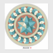 Sticker Géométrie sacrée (Feuille)