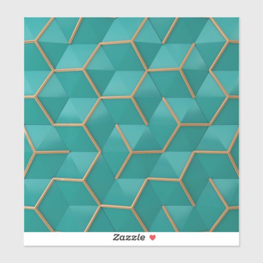 Sticker géométrique (Feuille)