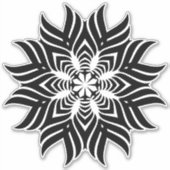 Sticker géométrique Mandala (Devant)