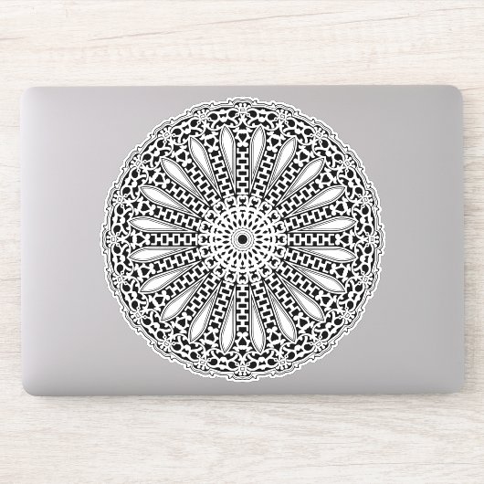 Sticker géométrique Mandala (Ordinateur)