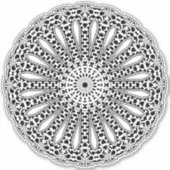 Sticker géométrique Mandala (Devant)