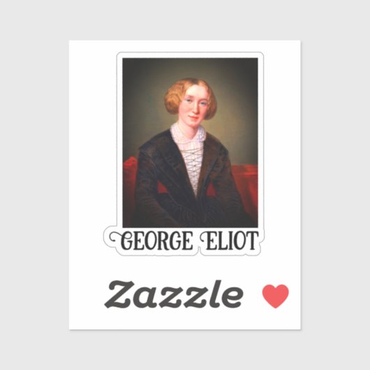 Sticker George Eliot (Feuille)
