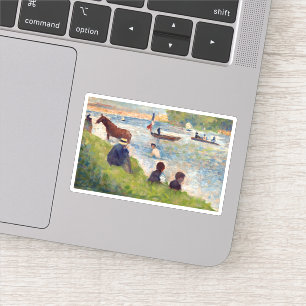 Sticker Georges Seurat Horse et Bateaux