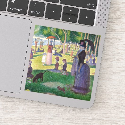 Sticker Georges Seurat - Un dimanche sur La Grande Jatte (Détail)