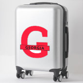 Sticker Géorgie (Sur valise)