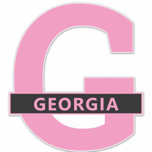 Sticker Géorgie (Devant)