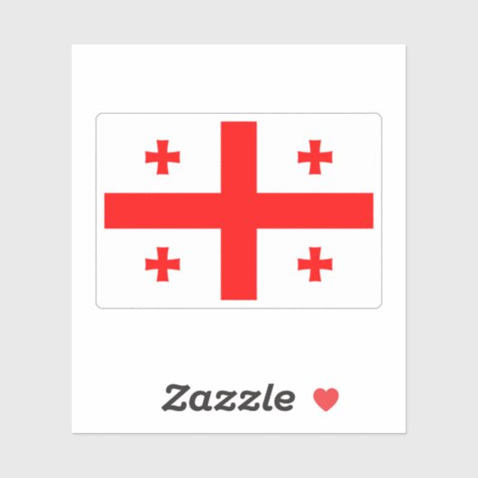 Sticker Géorgie (Feuille)
