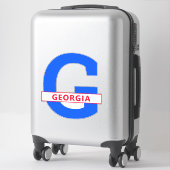 Sticker Géorgie (Sur valise)